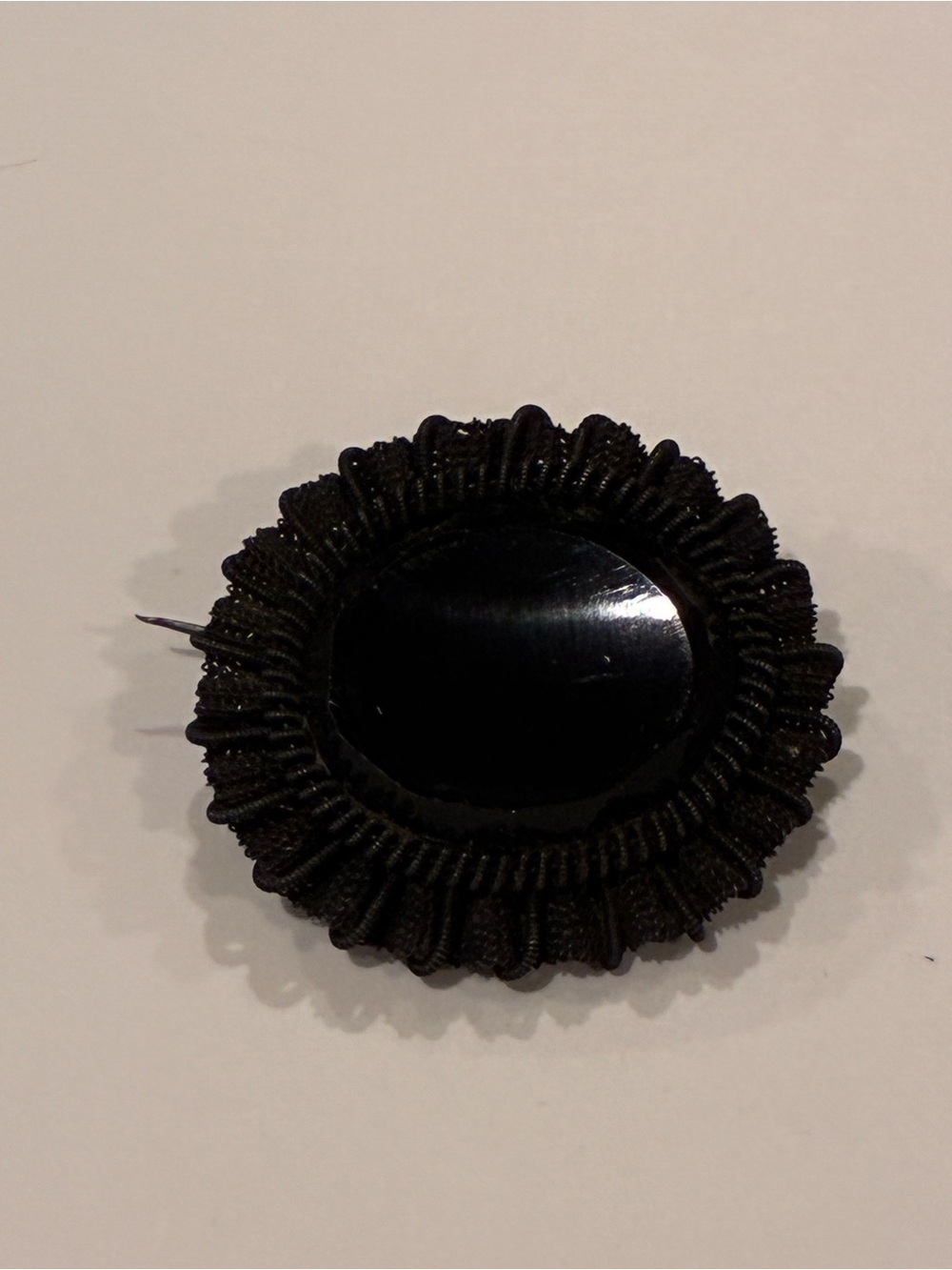 Victorian Mourning Intricate Hair Brooch